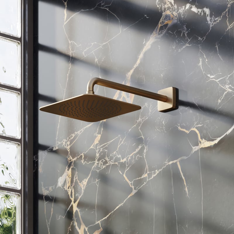 deszczownica złoty szczotkowany axor citterio